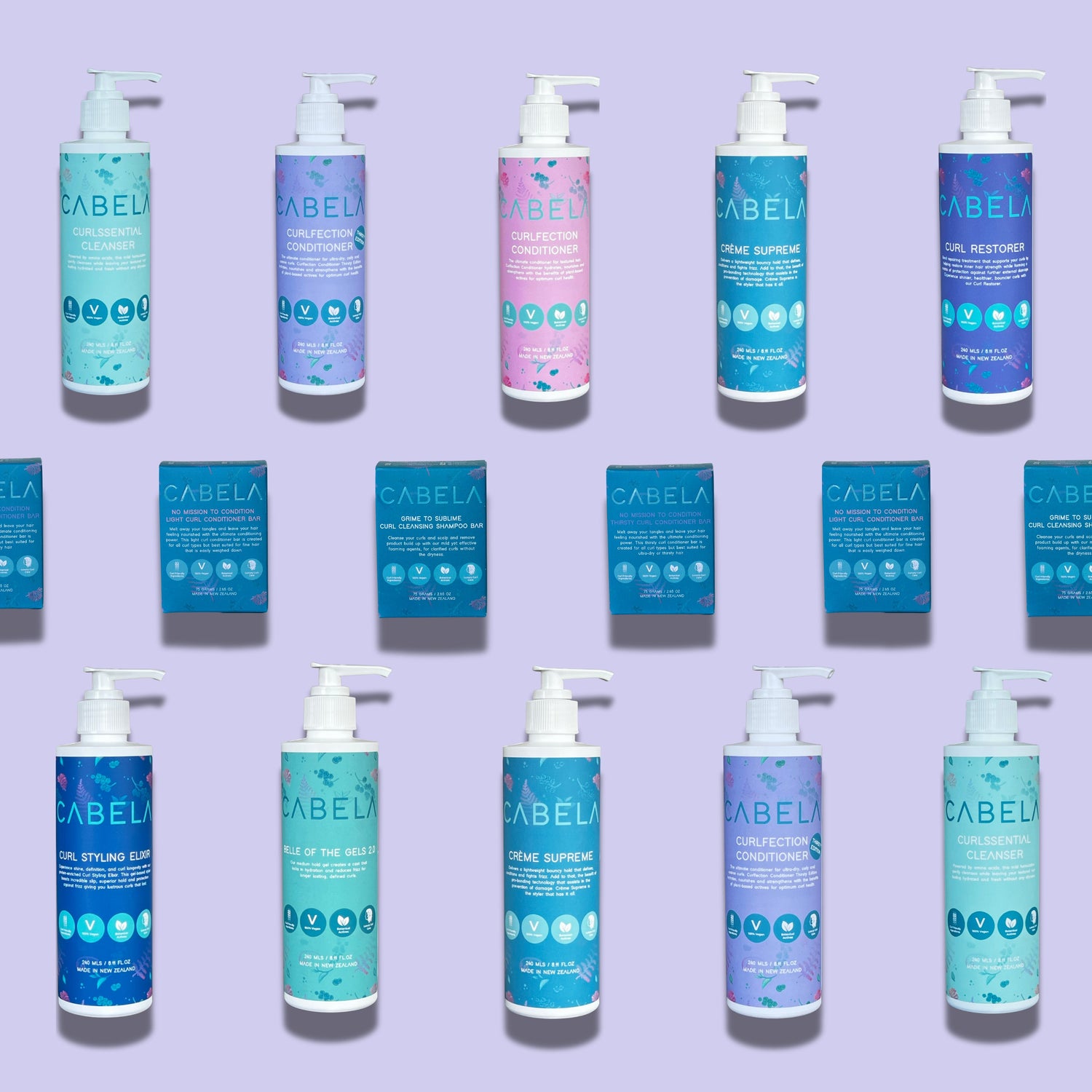 full wash day range for curly hair