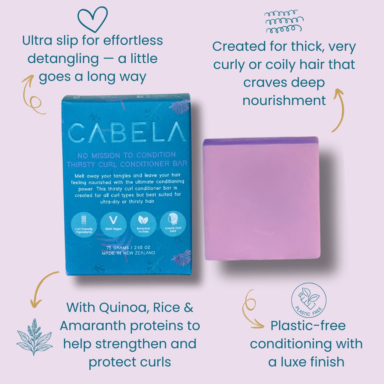CURL CONDITIONER BAR FOR CURLY HAIR – Light | Thirsty