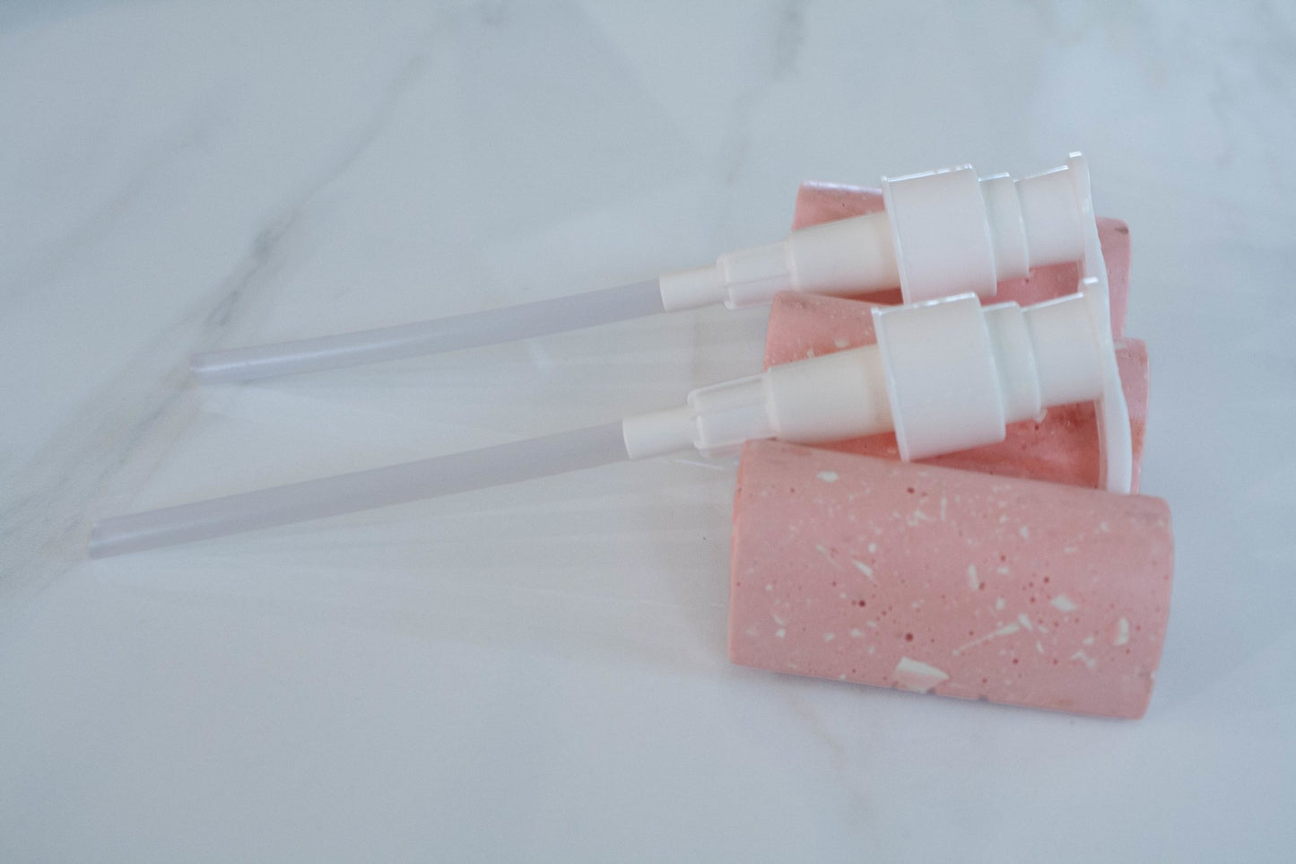 White Bottle Pump