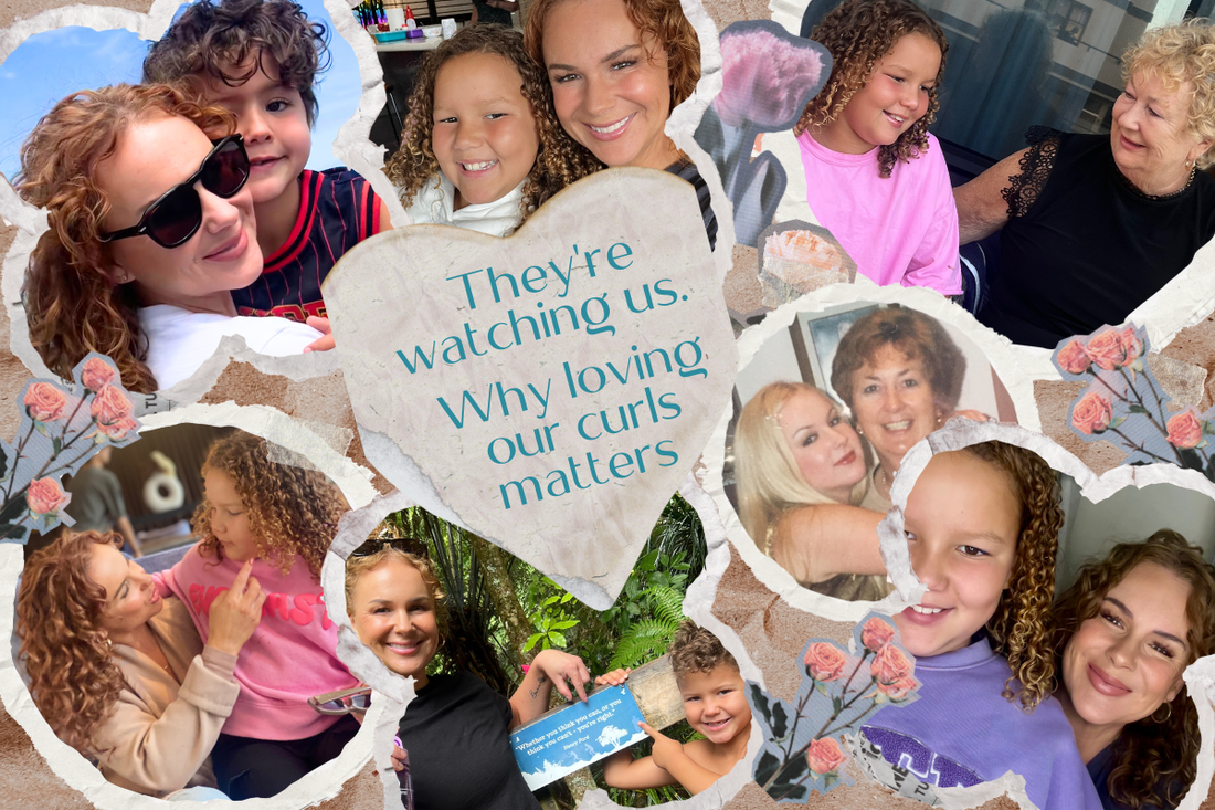 THEY'RE WATCHING US, WHY LOVING OUR CURLS MATTERS