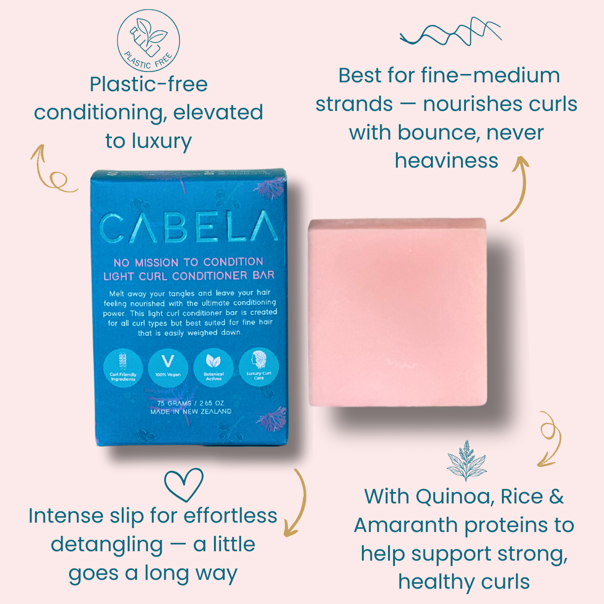 CURL CONDITIONER BAR FOR CURLY HAIR – Light | Thirsty