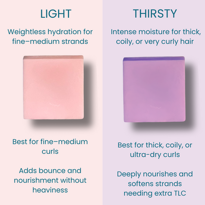 CURL CONDITIONER BAR FOR CURLY HAIR – Light | Thirsty