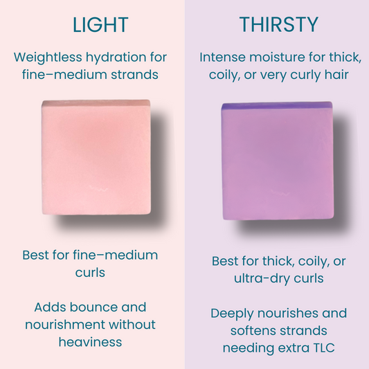CURL CONDITIONER BAR FOR CURLY HAIR – Light | Thirsty