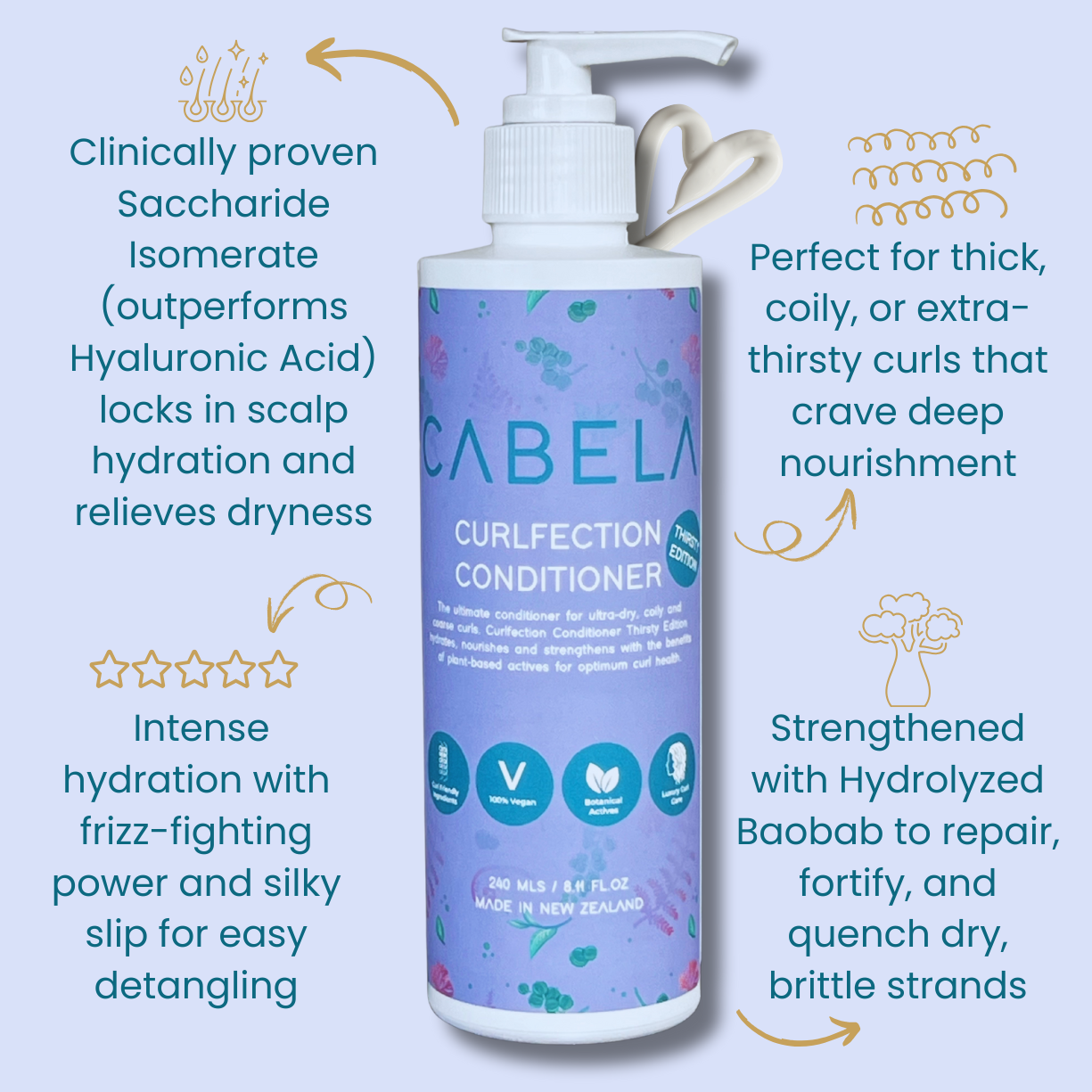 CURLFECTION CONDITIONER | Curl Conditioner for Curly Hair – Light & Thirsty