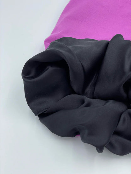 Silk Lined Tubular Hair Wrap | Silk Buff | Splash Happy | NZ